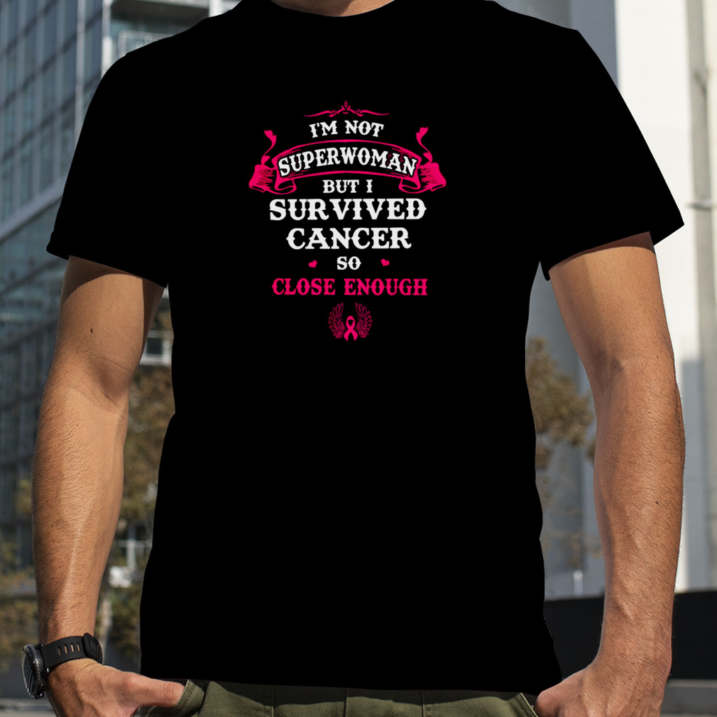 superwoman breast cancer shirt