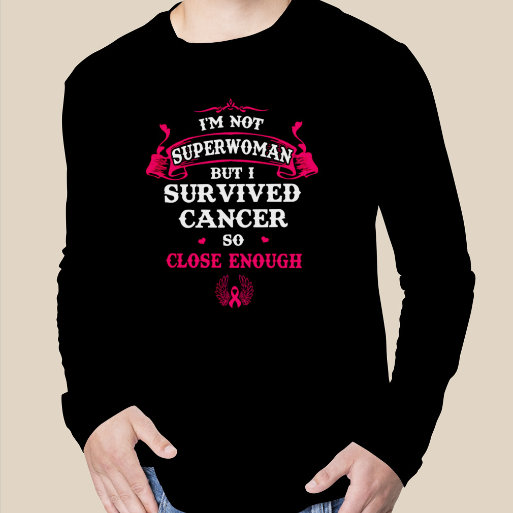 superwoman breast cancer shirt