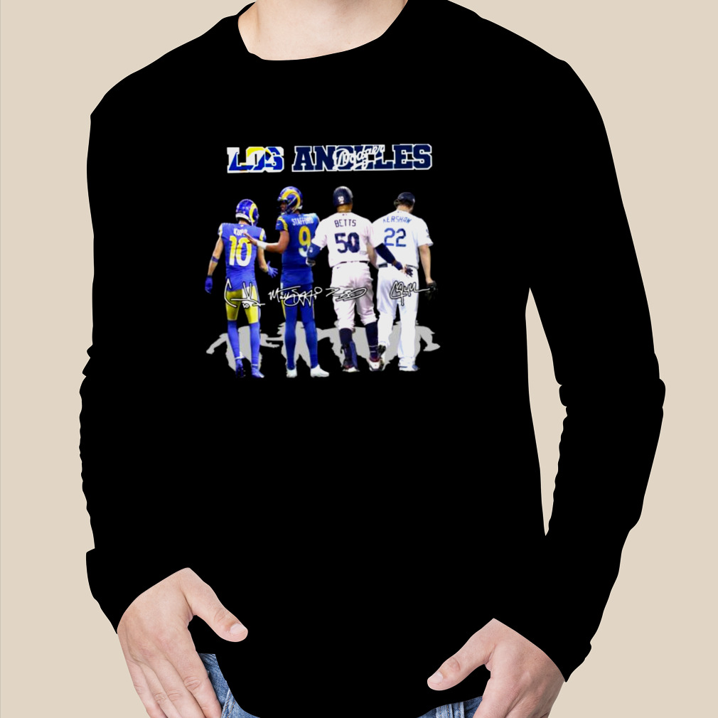 Los Angeles Dodgers Rams Lakers Kings signatures shirt - Dalatshirt