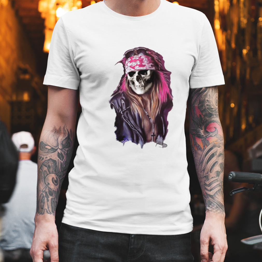 Skull Axl Rose shirt