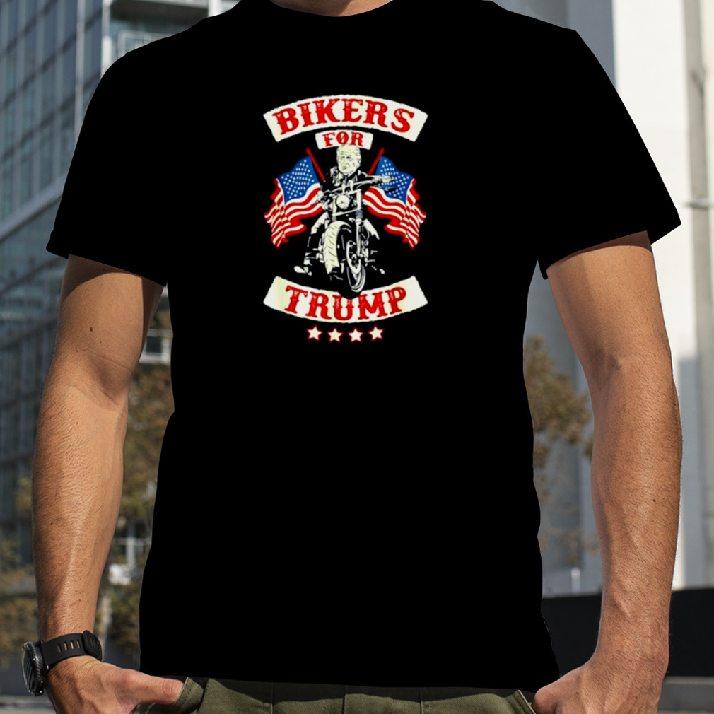 bikers for Trump motorcycle shirt