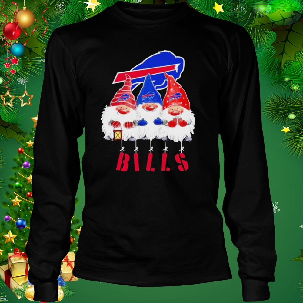 Gnomies Buffalo Bills Christmas T-Shirt - TeeNavi