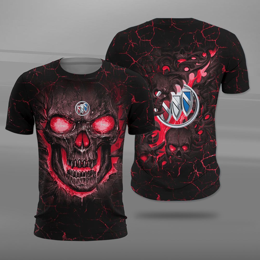 BUICK Skull 3D T-shirt