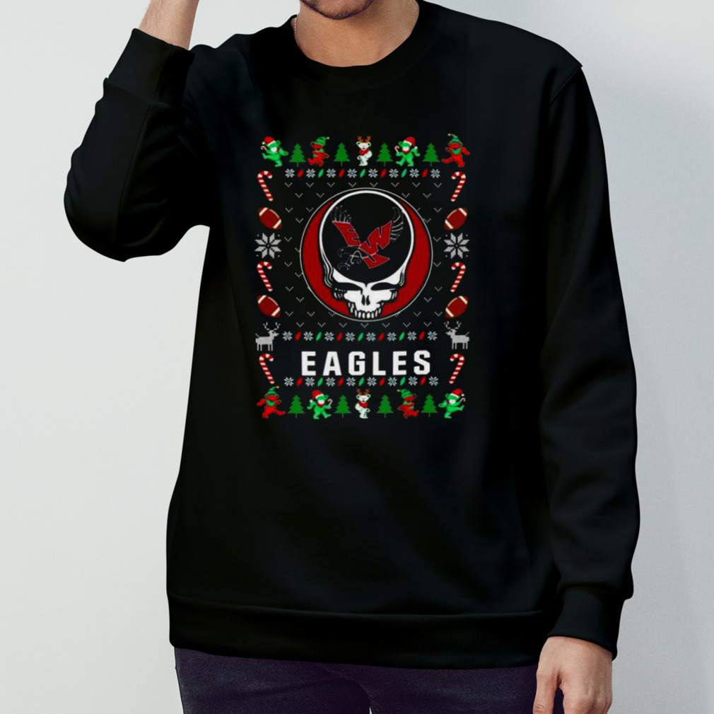 Eastern Washington Eagles Grateful Dead Ugly Christmas Sweater