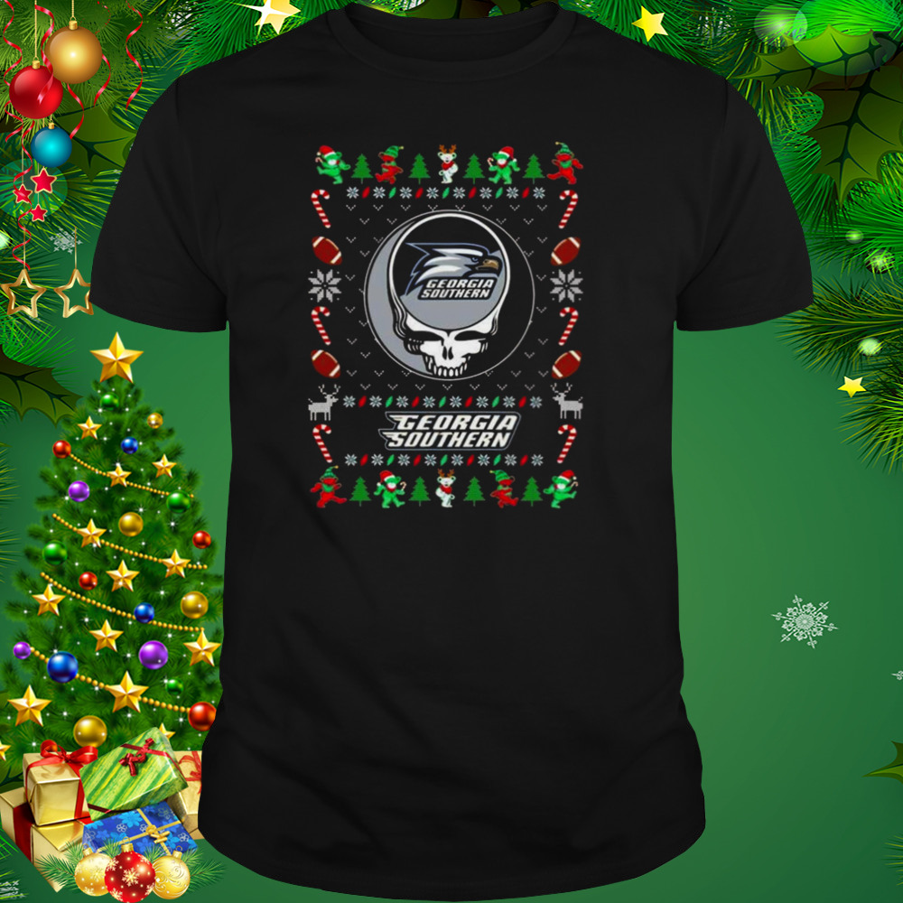 Georgia Southern Eagles Grateful Dead Ugly Christmas Shirt