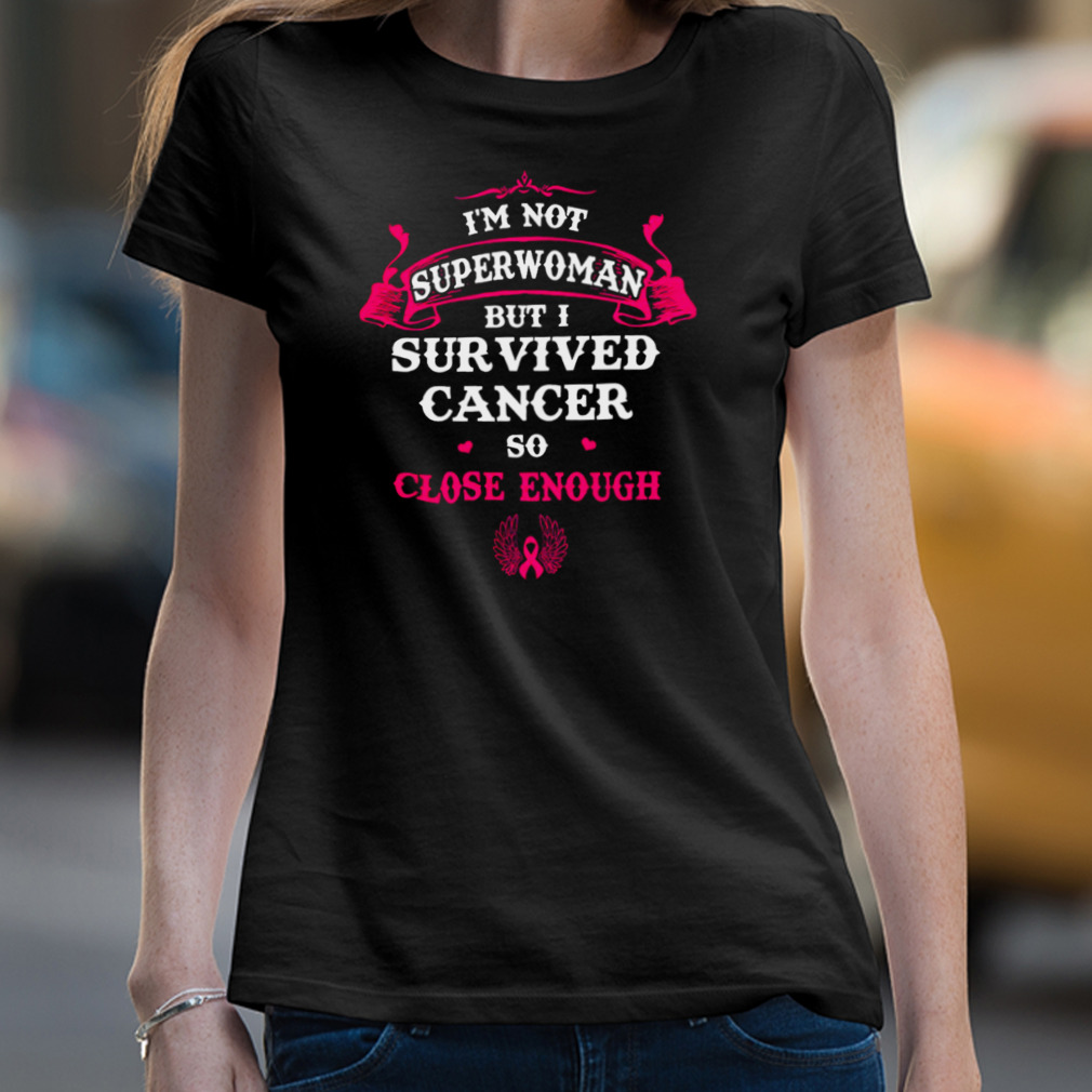 superwoman breast cancer shirt