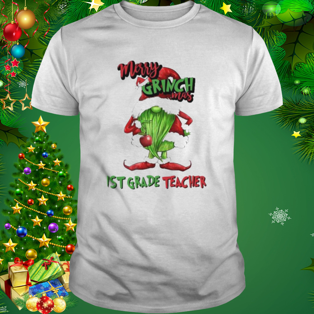 Merry grinchmas itr’s grade teacher 2022 Christmas shirt