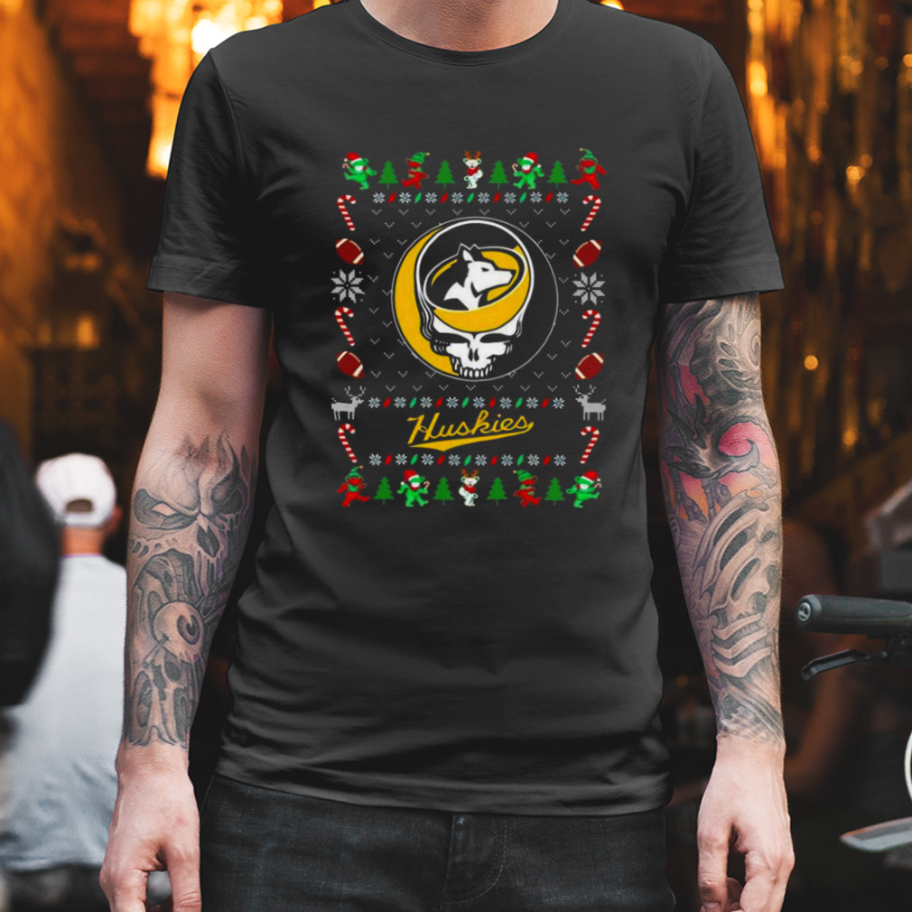 Michigan Tech Huskies Grateful Dead Ugly Christmas Shirt