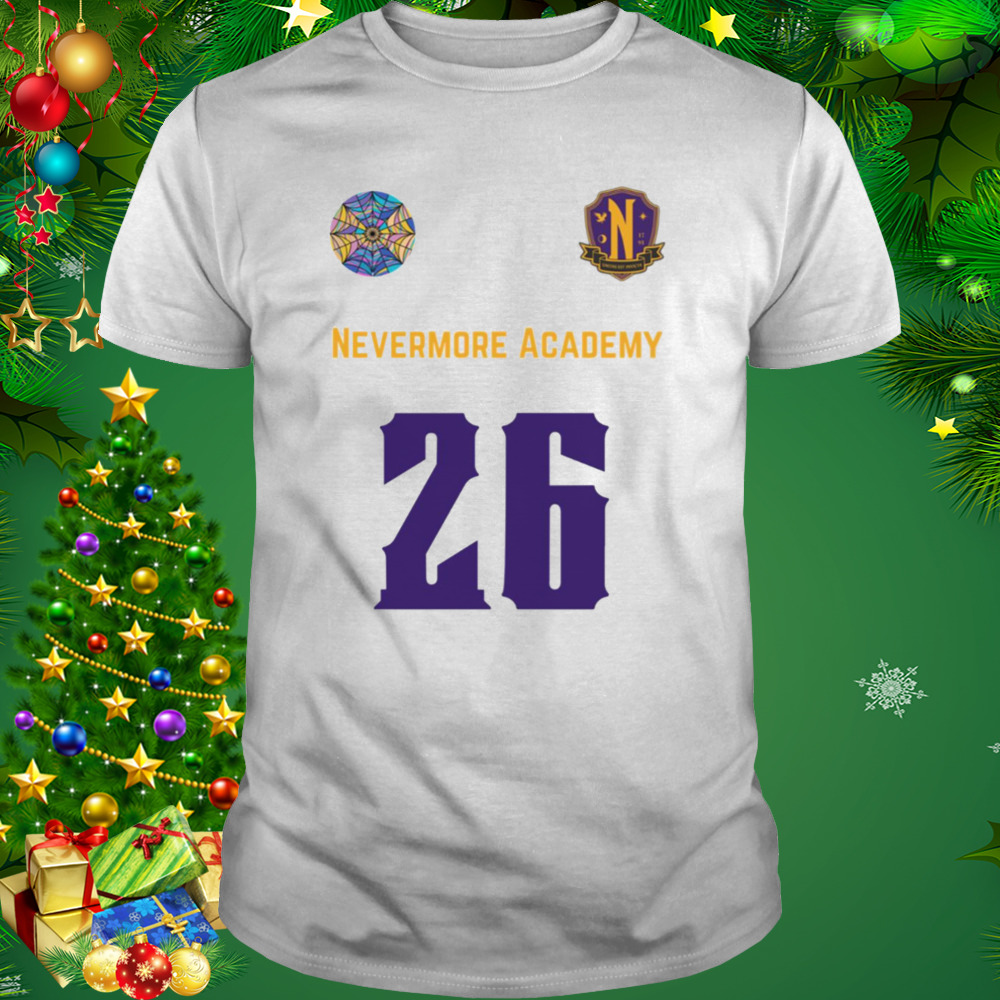 Nevermore Academy 26 Wednesday Netflix Show shirt