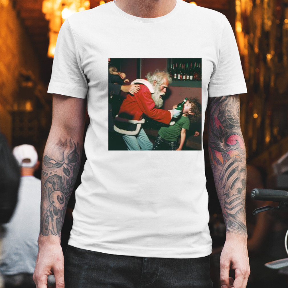 Want A Shot Tipsy Claus shirt