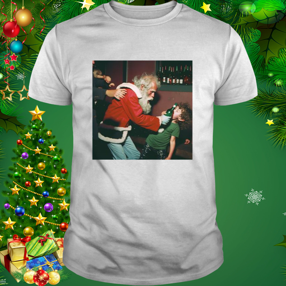 Want A Shot Tipsy Claus shirt