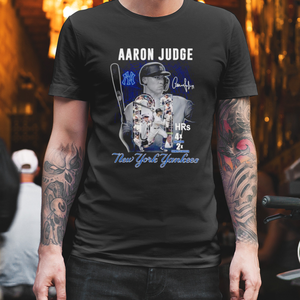 Aaron Judge 61 HRs New York Yankees Signature 2022 Mens Shirt