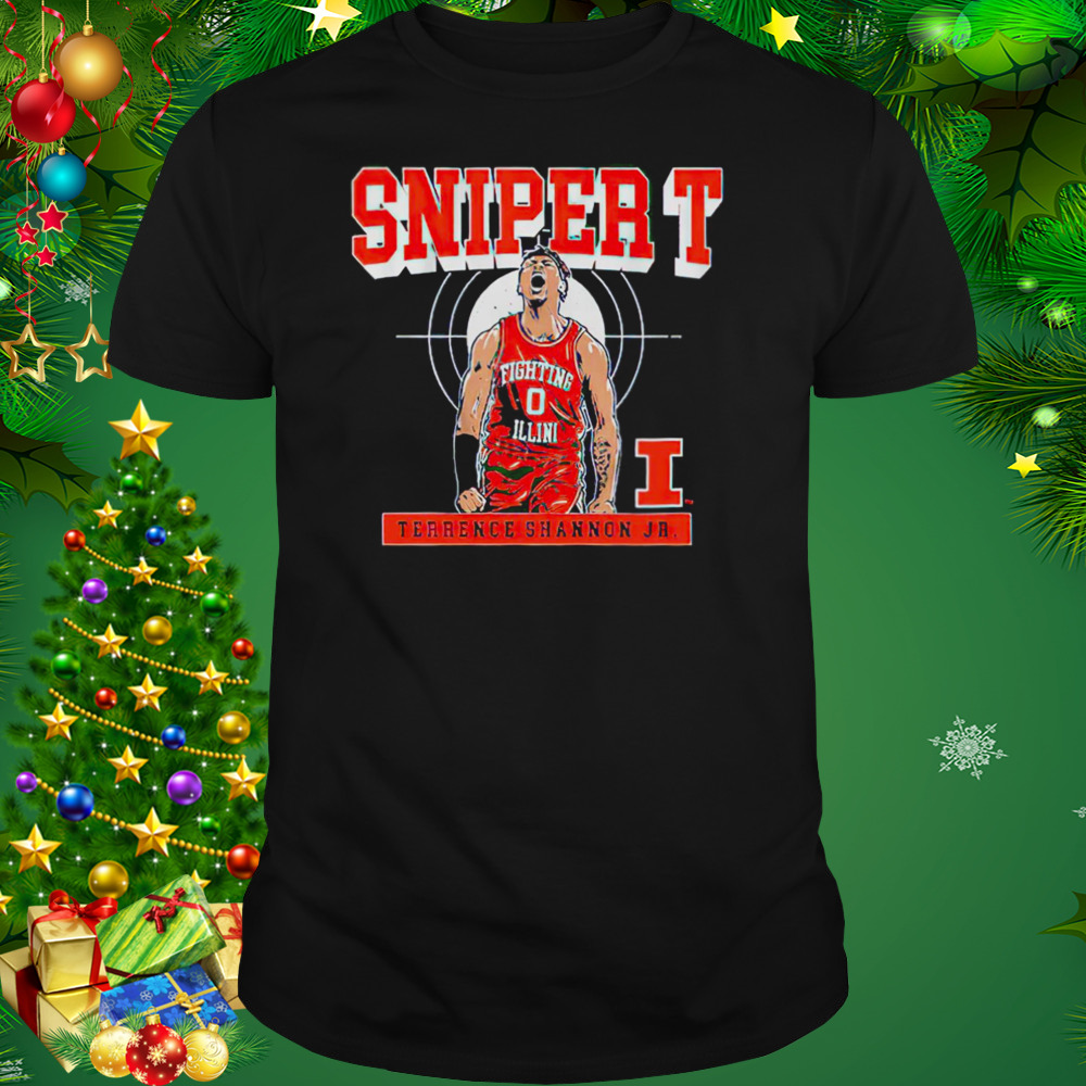 Illinois basketball Terrence Shannon Jr. sniper shirt