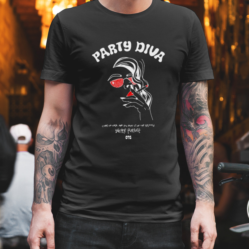 John summit merch off the grid x deeper purpose party diva T-shirt