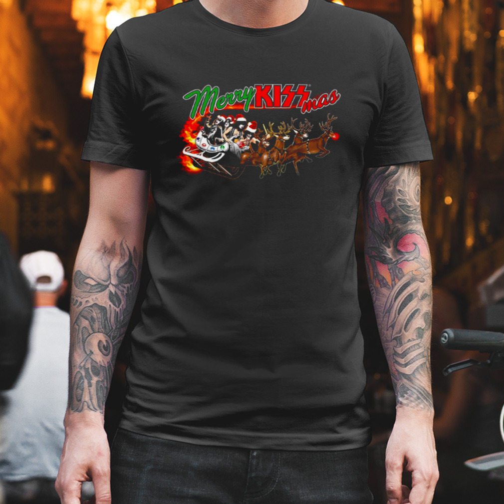 Merry Kissmas The Kiss Rock Band Christmas Design shirt