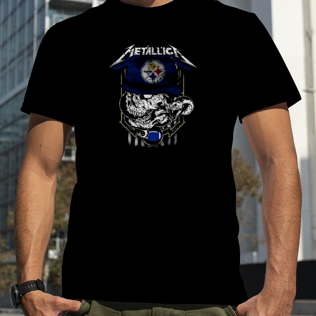 Pittsburgh Steelers Tee Shirt Skull 3D For Men And Women