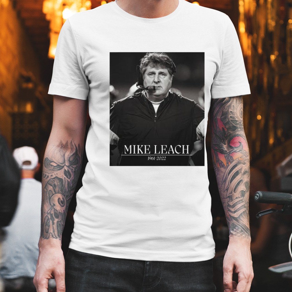 Mississippi State Bulldogs Mike Leach 1961-2022 Rip shirt