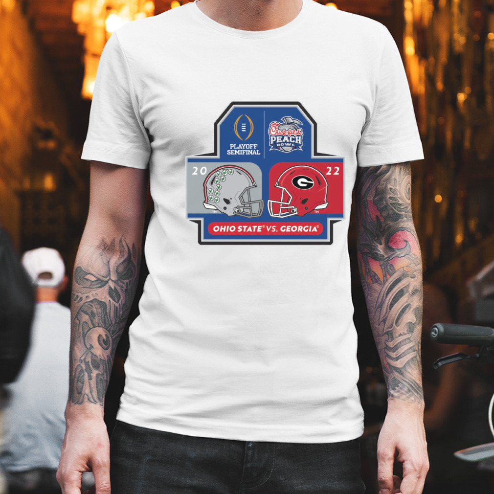 Ohio State College Football Playoff Head to Head 2022 Peach Bowl Hatpin shirt
