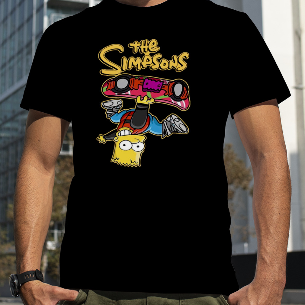 Bart Simpson And The Skateboard The Simpsons shirt
