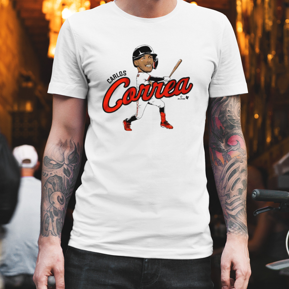 Official Carlos correa caricature T-shirt