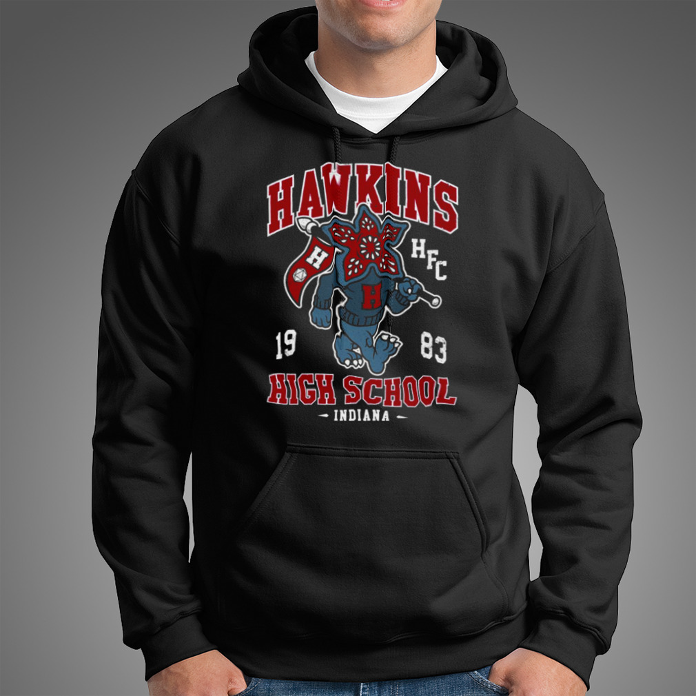 Hawkins High School Vintage Distressed Creepy Cute College