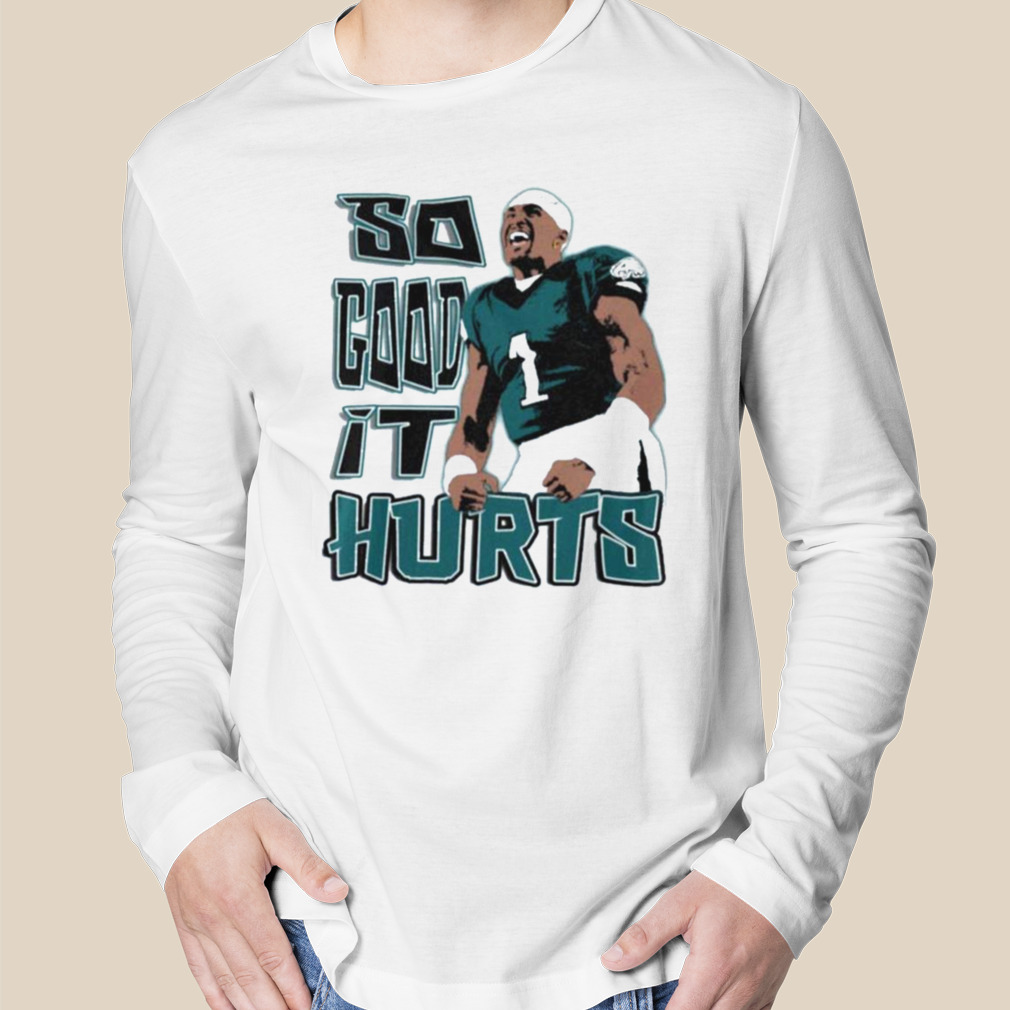 : Jalen Hurts Shirt Hurts So Good Tshirt Black : Clothing, Shoes  & Jewelry