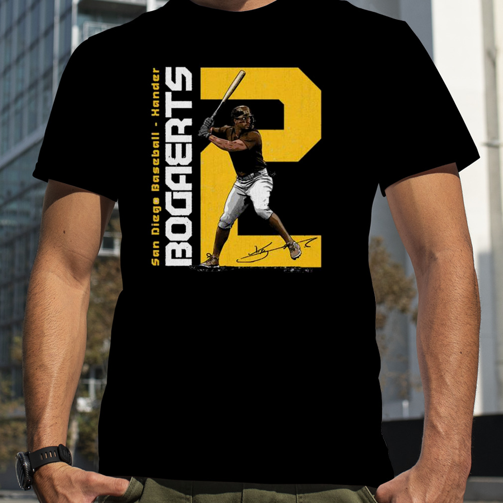 Xander Bogaerts San Diego Padres Vertical Signature Unisex T-Shirt