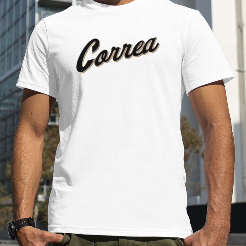 correa SF Giants Carlos Correa script shirt
