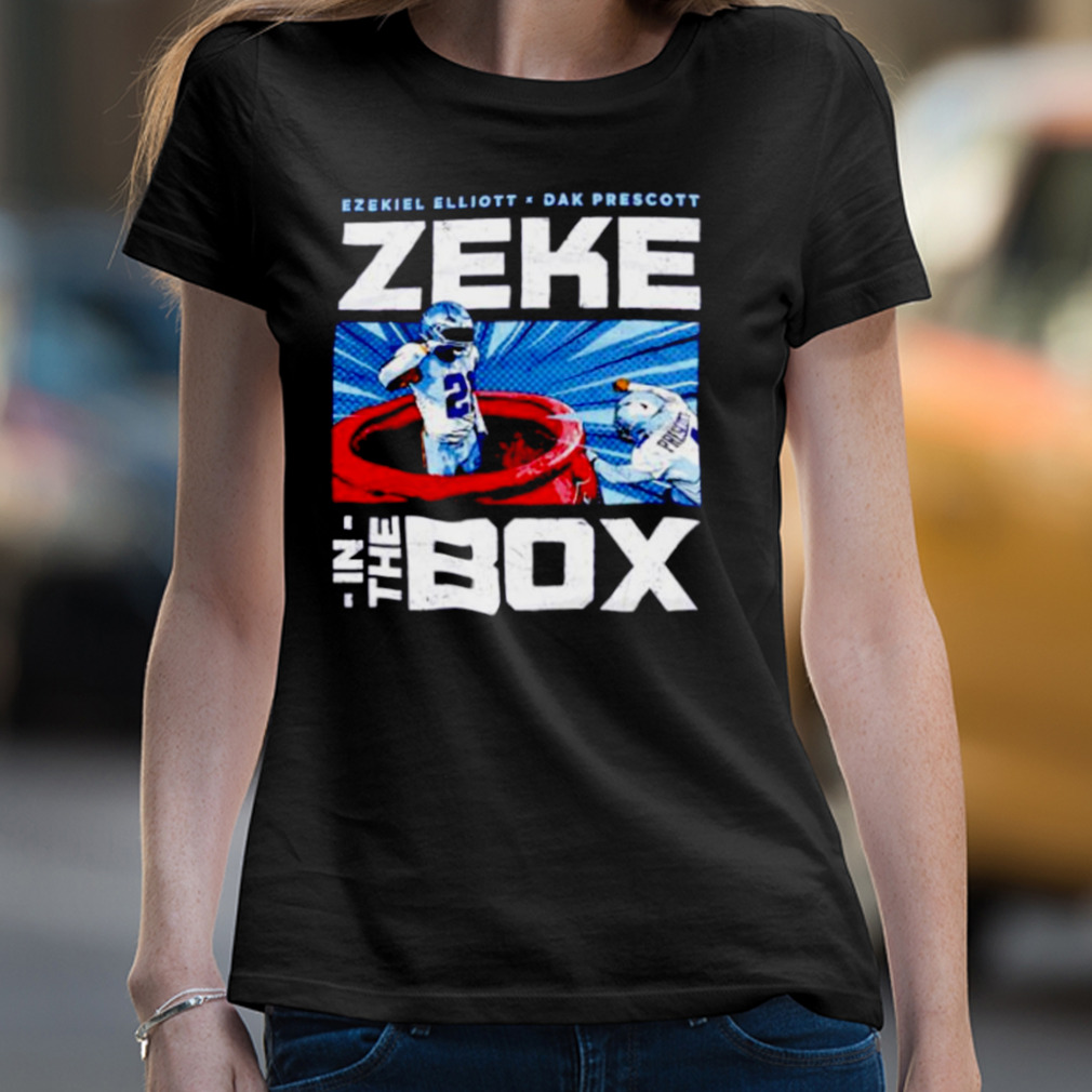 Ezekiel Elliott Dallas Cowboys Zeke In A Box shirt - Teespix