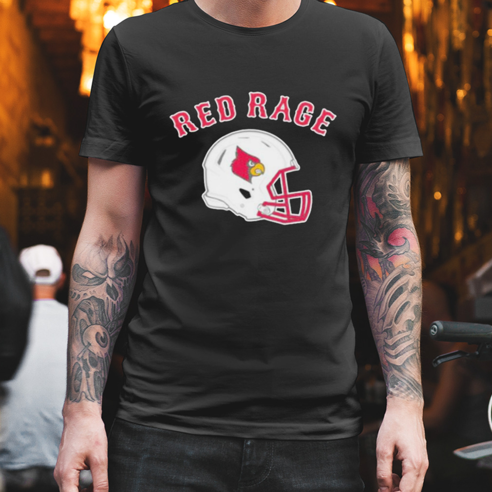 Homefield Vintage Red Rage Louisville Football T-Shirt Xs / Heather Red