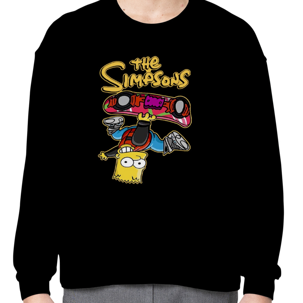 Bart Simpson And The Skateboard The Simpsons shirt