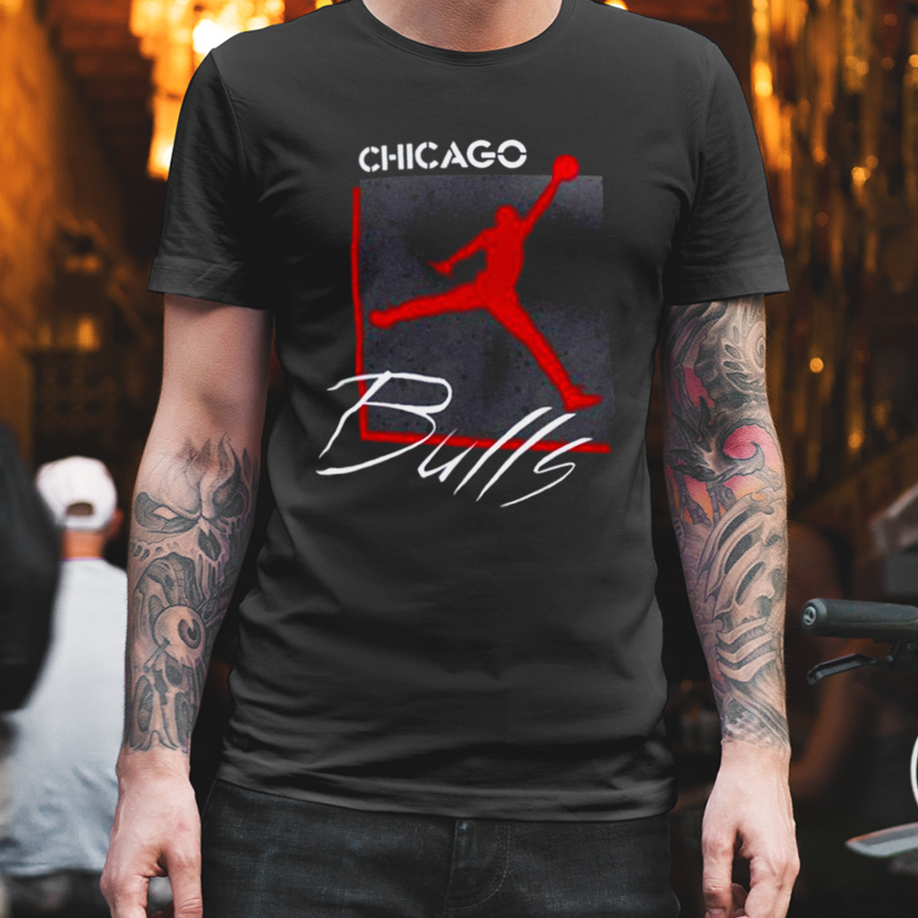 CHICAGO BULLS TEE | black wash
