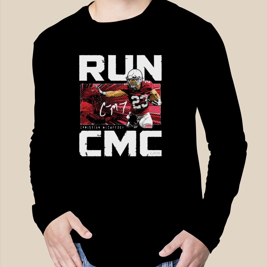 Christian McCaffrey San Francisco Run CMC Metal Unisex T-Shirt