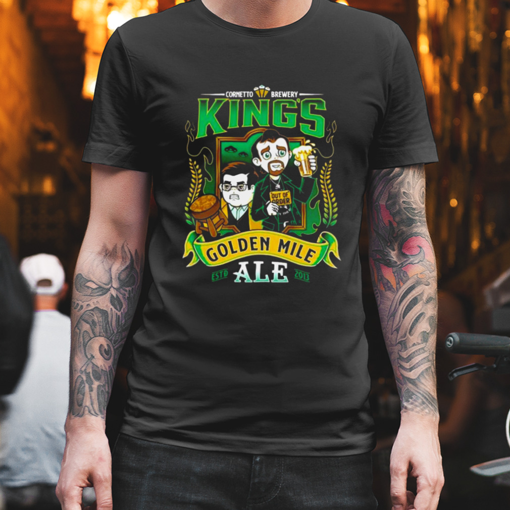 Cornetto Brewery King’s Golden Mile Ale World’s End Craft Beer Shirt