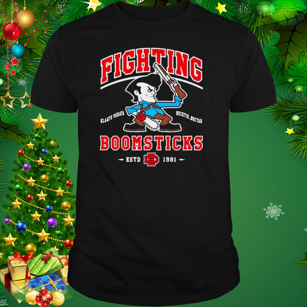 Fighting Boomstick Evil Dead horror College Mascot Shirt