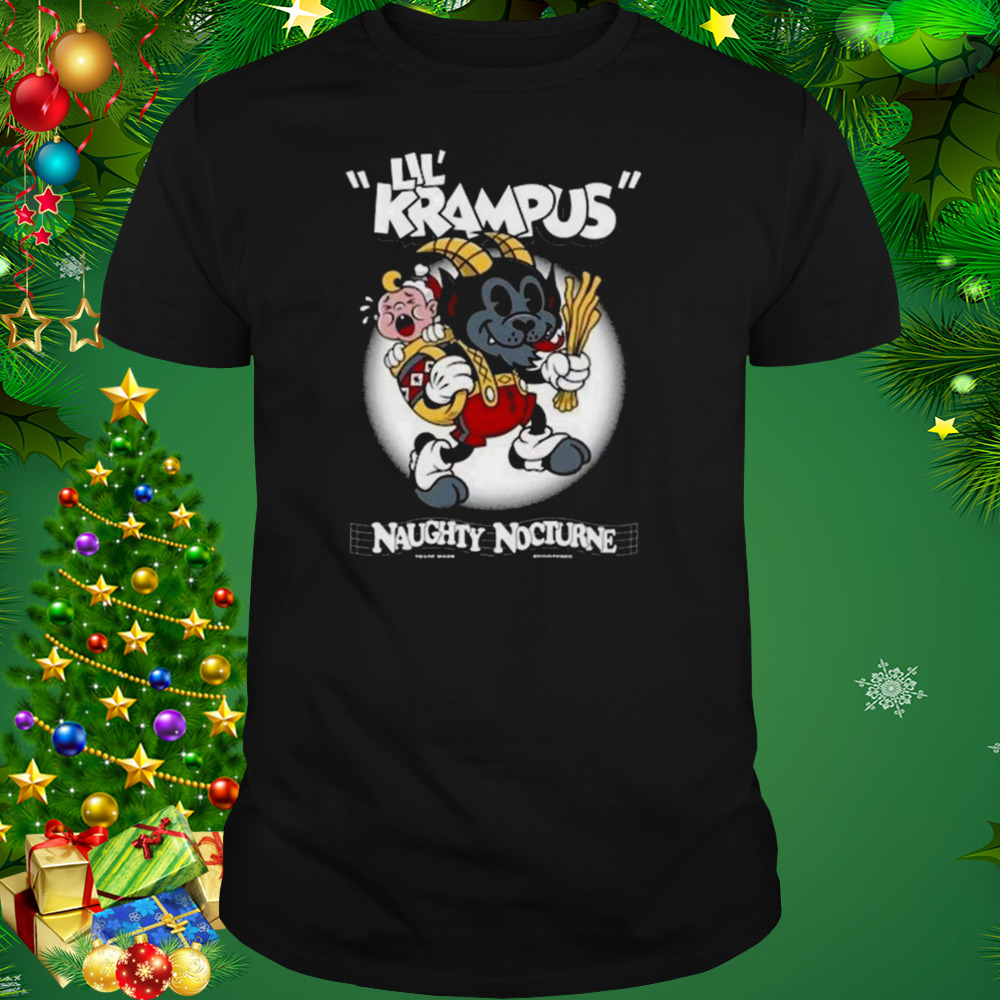 Lil Krampus naughty Nocturne Cartoon Christmas Shirt