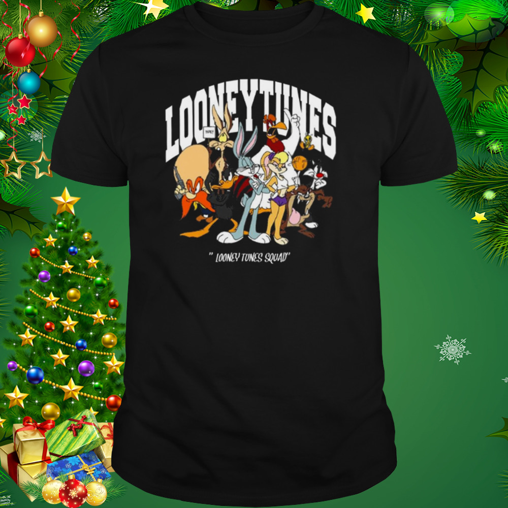 Looney Tunes Squad Logo Cartoon Design shirt