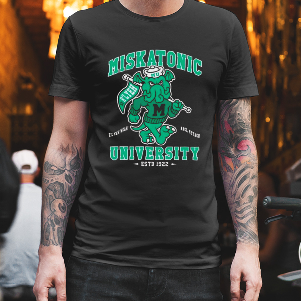 Miskatonic University Cthulhu Creepy Cute Lovecraft Spooky Monster Shirt