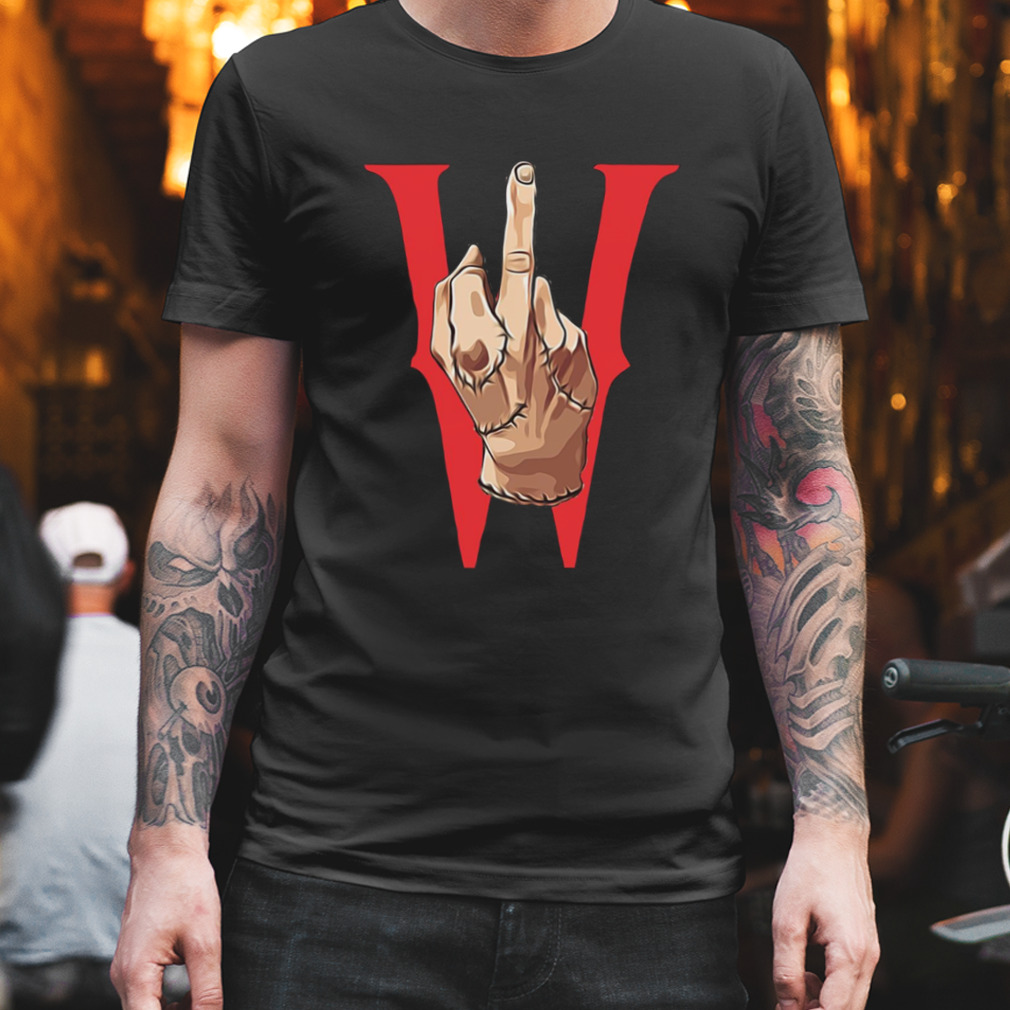 W Thing Middle Finger Wednesday Addams Netflix shirt