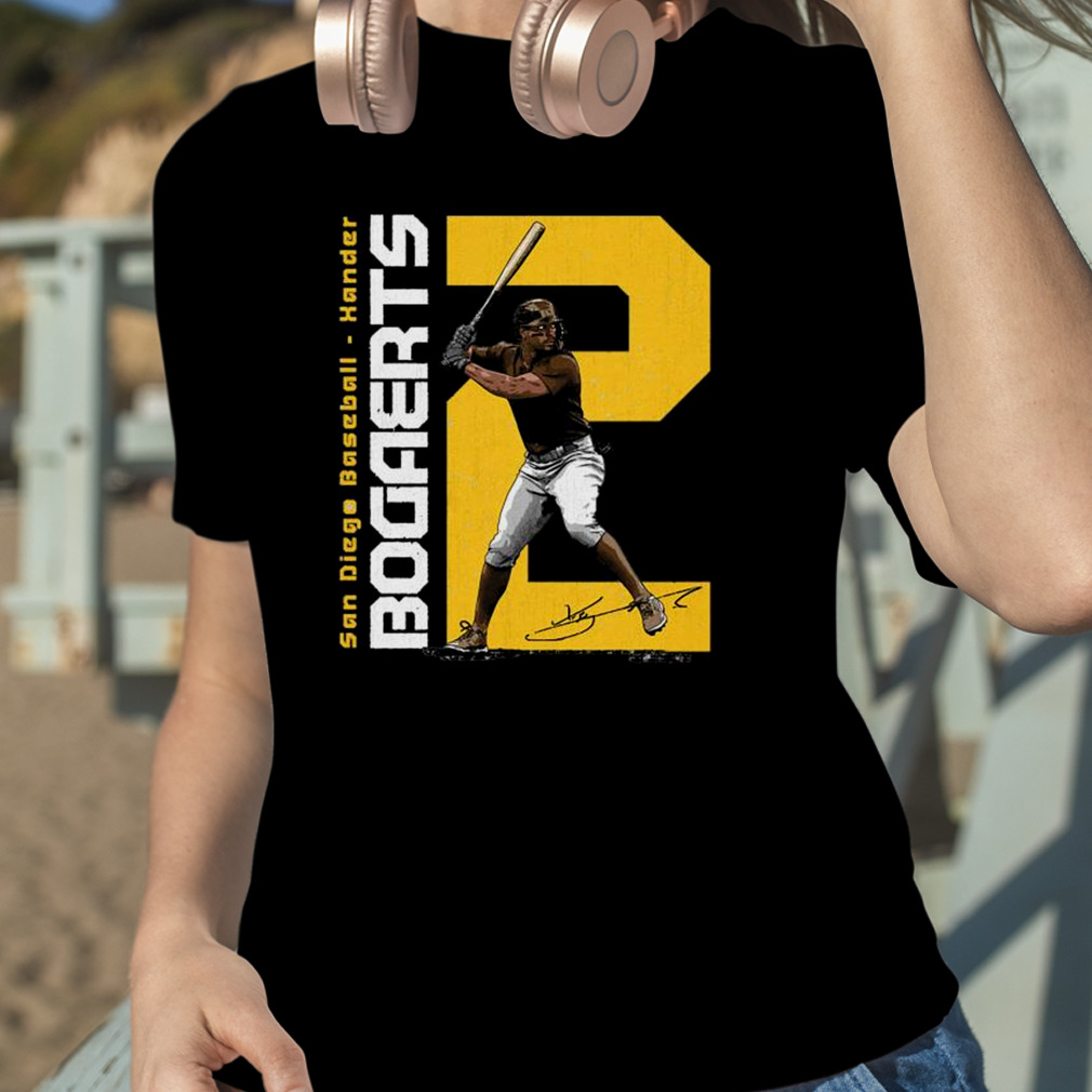 Xander Bogaerts San Diego Padres Vertical Signature Best T-Shirt