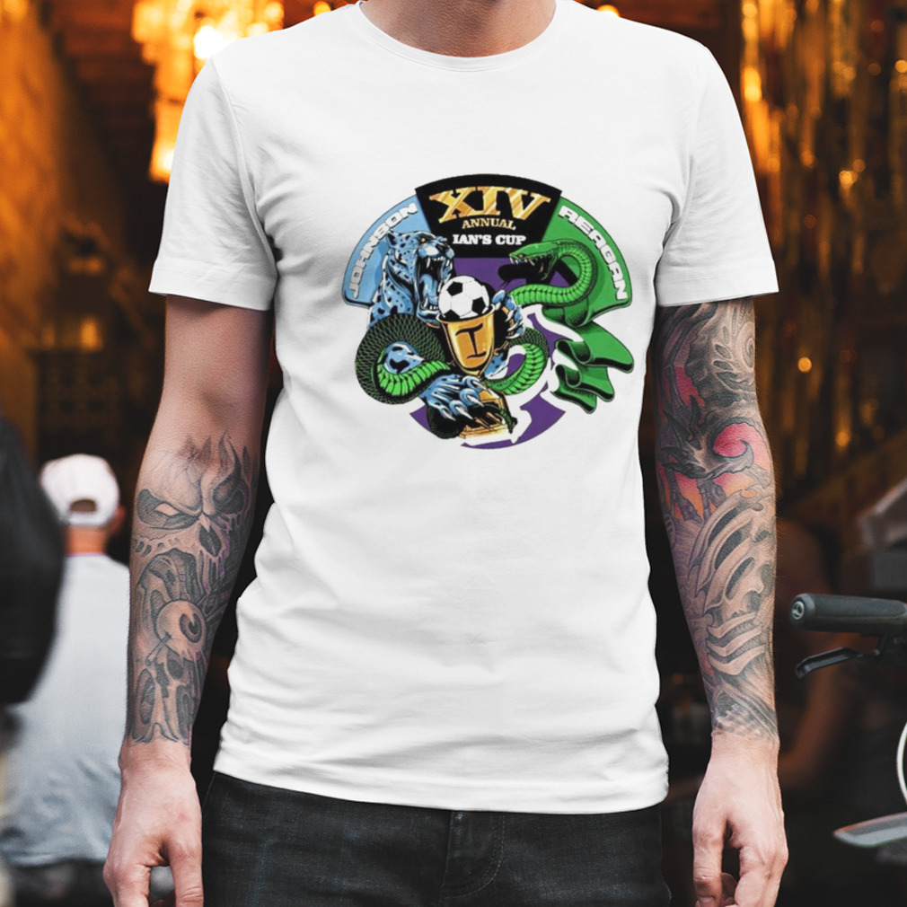 Xiv Annual Ian’s Cup Johnson Jaguars Vs Reagan Rattler Logo 2023 Football Shirt