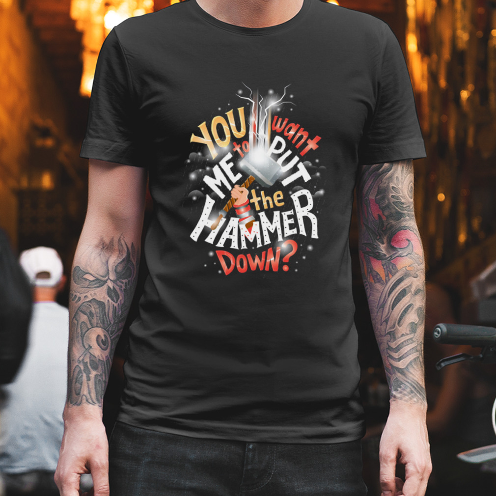 You Want Me to Put the Hammer Down T-Shirt