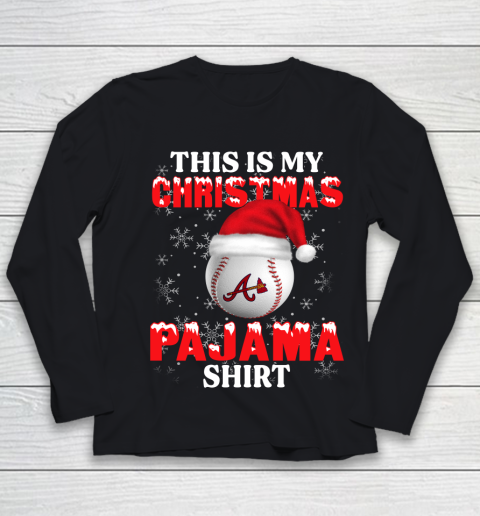 Atlanta Braves This Is My Christmas Pajama Shirt