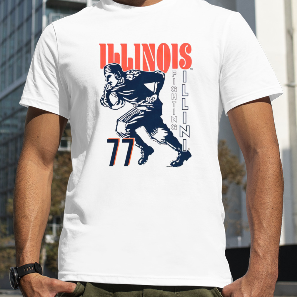 Illinois football vintage fighting Illini shirts