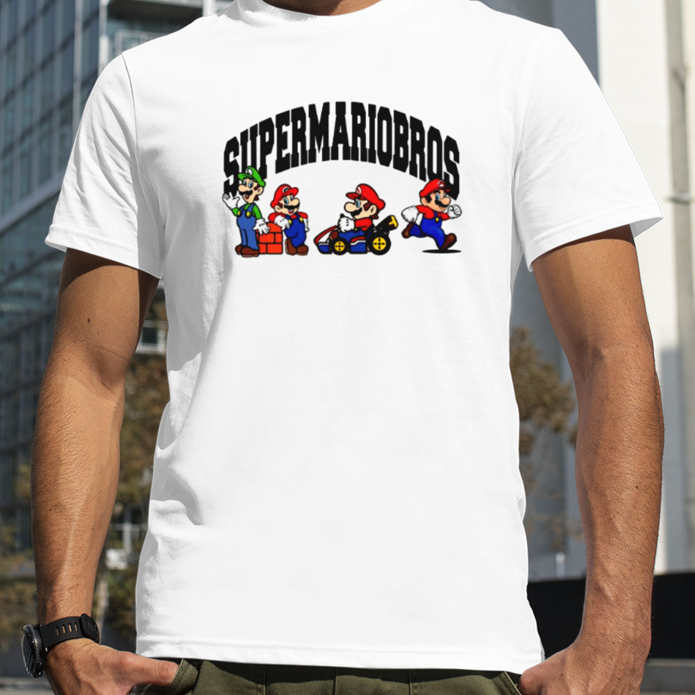 Logo Design Super Mario Bros Game shirts