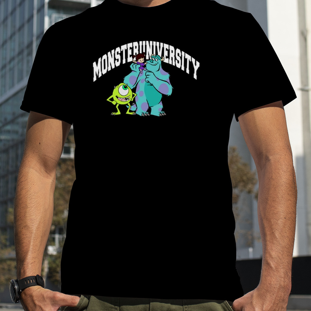 Monster University Logo Design Cartoon shirt