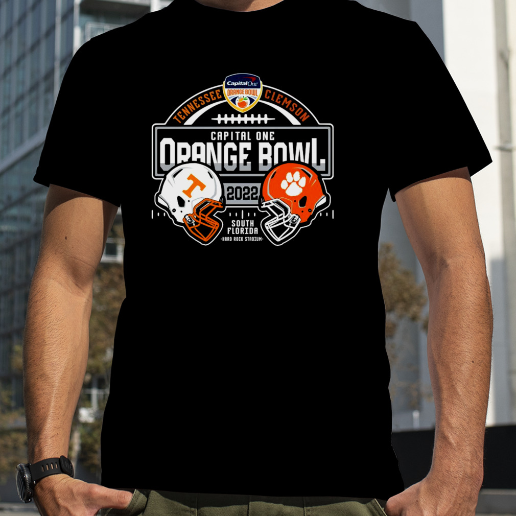 Original Tennessee Volunteers Vs Clemson Tigers Capital One Orange Bowl 2022 Shirt