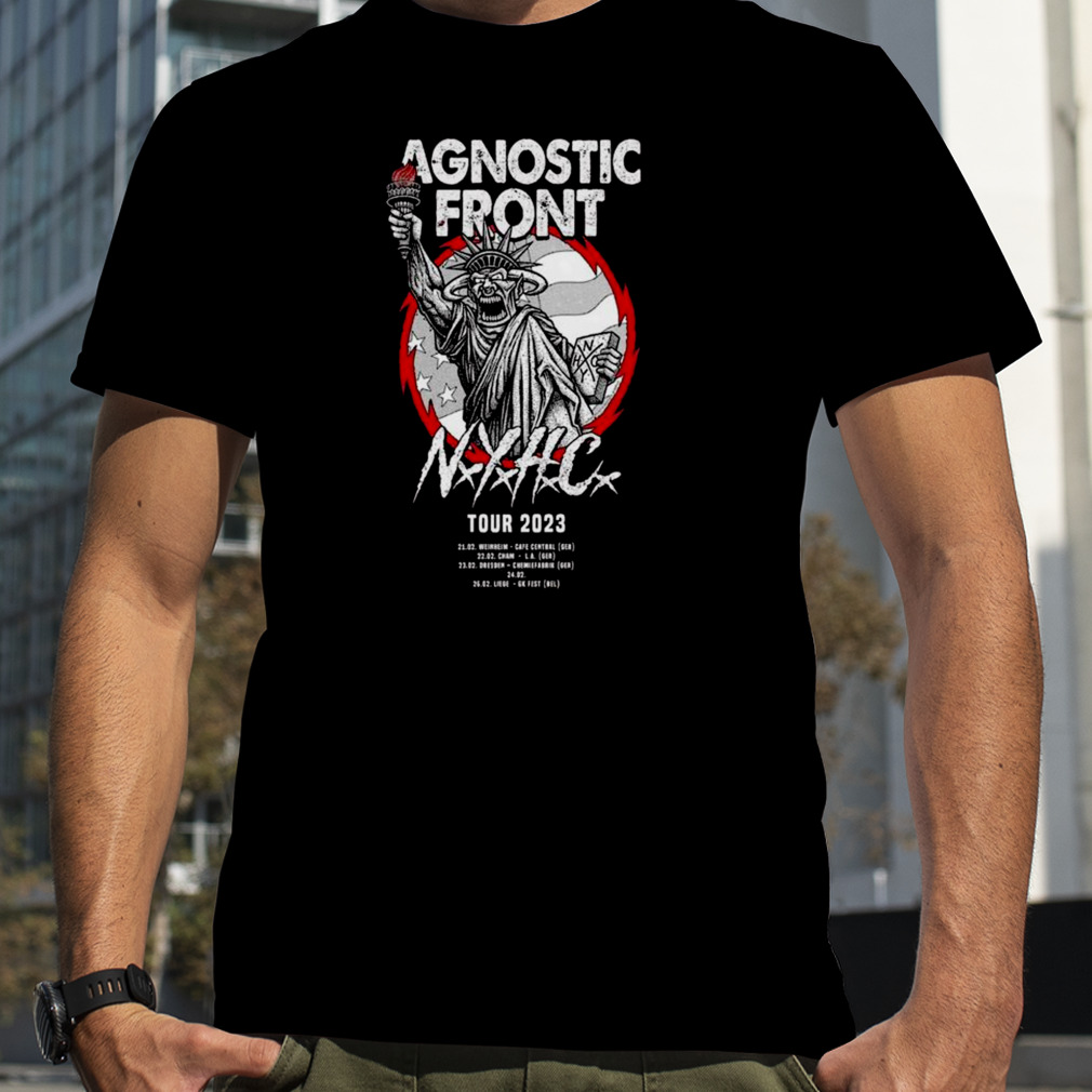Agnostic Front New York Khard Core Tour 2023 Shirt