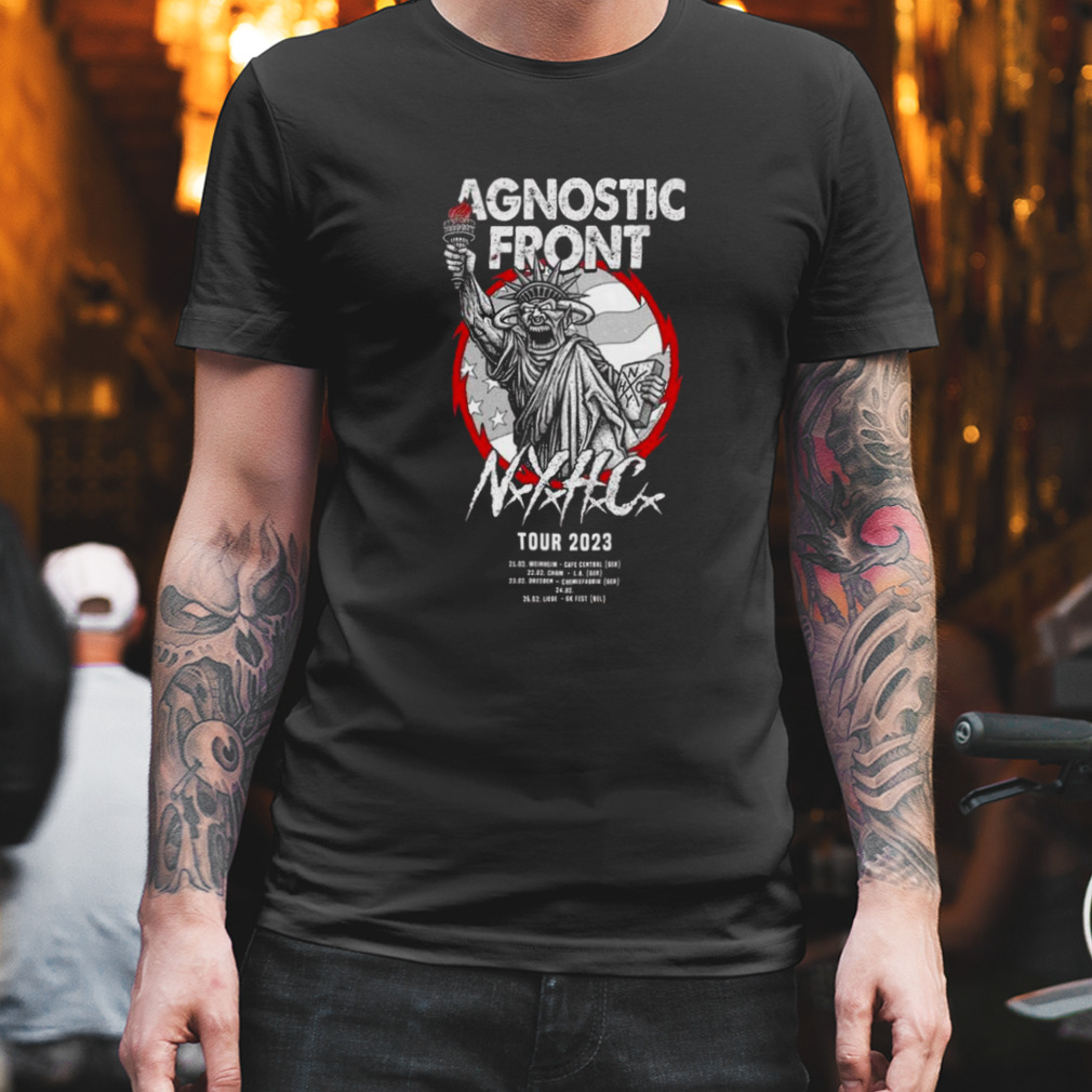 Agnostic Front New York Khard Core Tour 2023 Shirt
