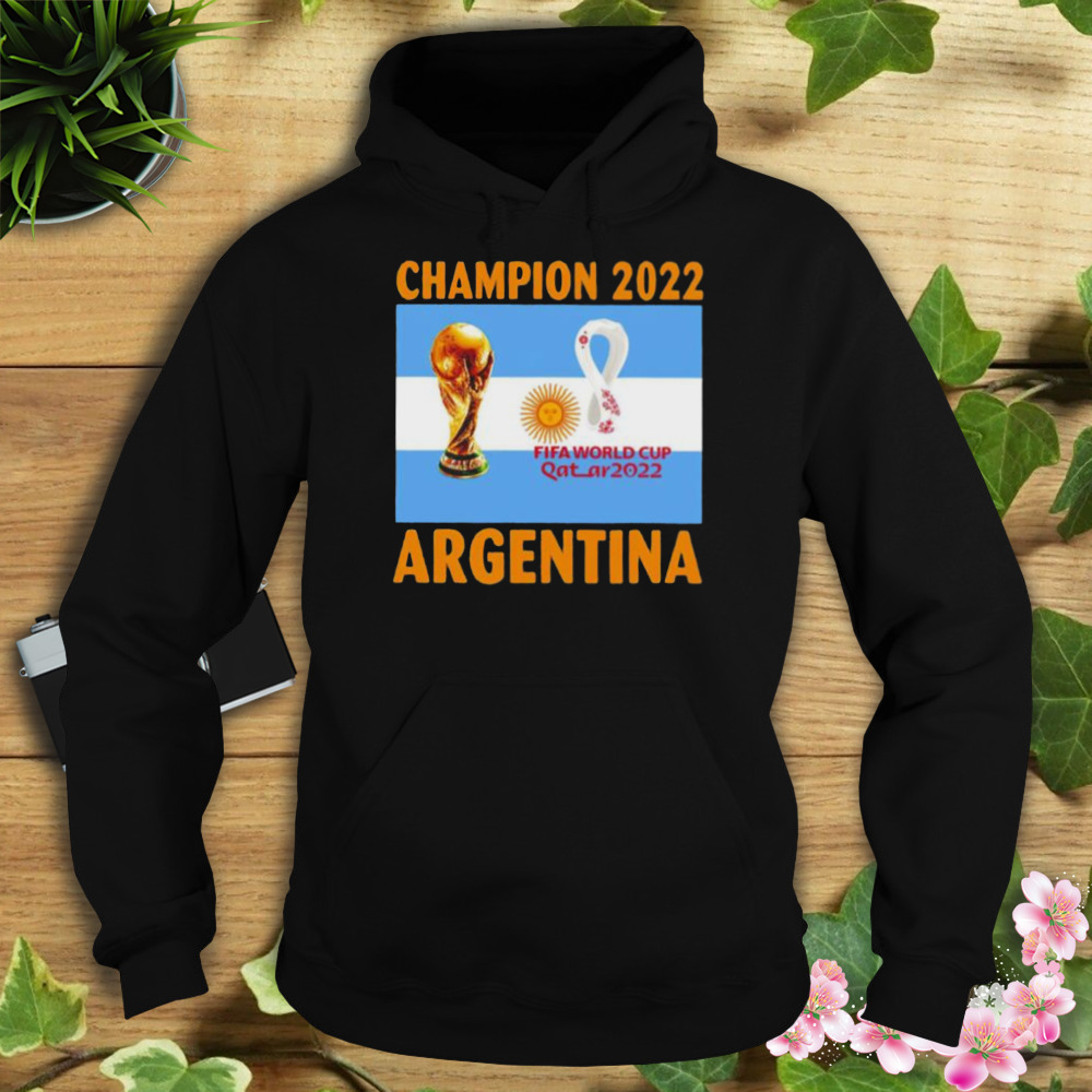 Argentina Champion 2022 World Cup Qatar 2022 flag shirt 4 Hoodie tshirt